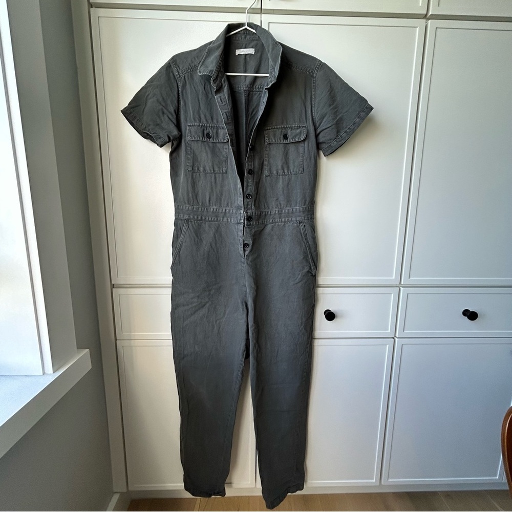 Outerknown S.E.A. Jumpsuit in Charcoal